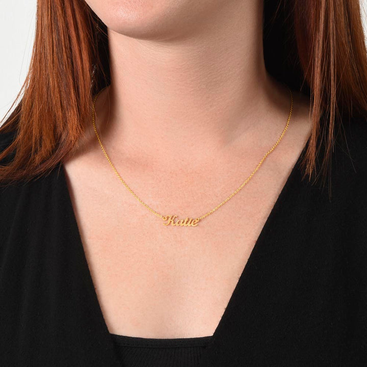 PERSONALIZE IT Name Plate Necklace