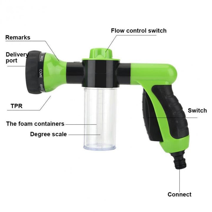 8 in 1 Pressure Hose Spray Gun